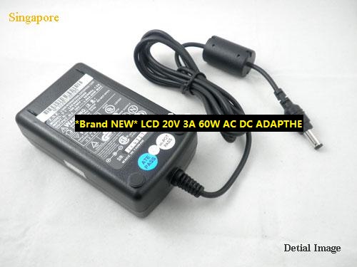 *Brand NEW*5.5 X 2.5mm LCD 20V 3A 60W AC DC ADAPTHE POWER Supply
